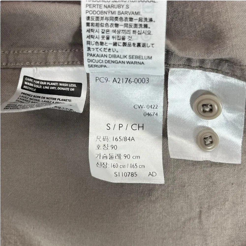Levi's Made & Crafted Men Small Japanese‎ Fabric Classic Long Sleeve Shirt